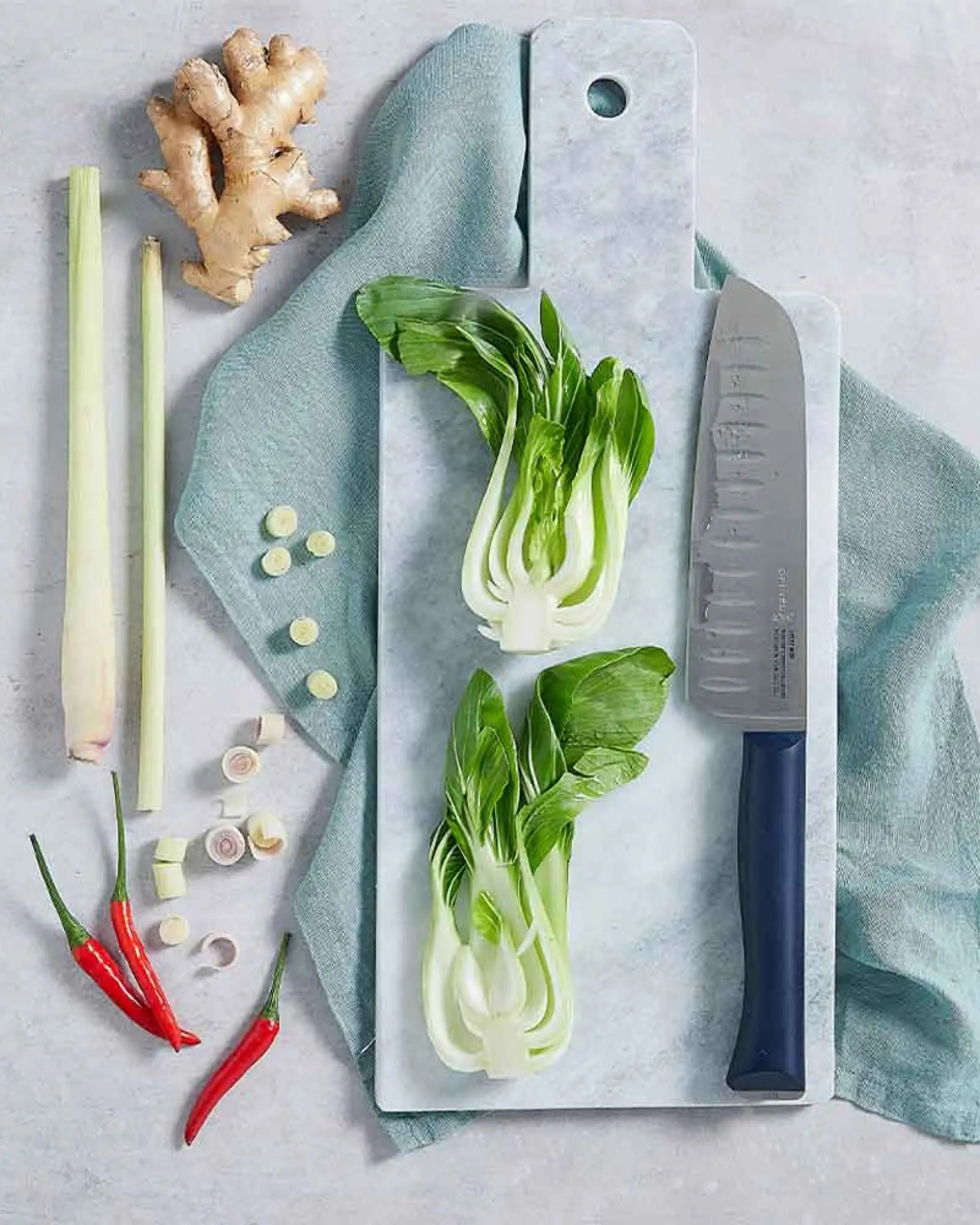 Küchenmesser Edelstahl Opinel N°219 Santoku zum Personalisieren - 3