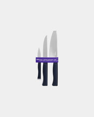 Küchenmesser-Set Opinel Coffret Trio Intempora zum Personalisieren - Marineblau