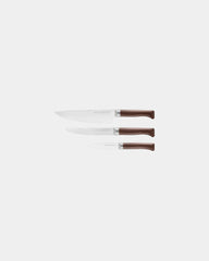 Küchenmesser-Set Edelstahl Opinel 1890 zum Personalisieren - Braun