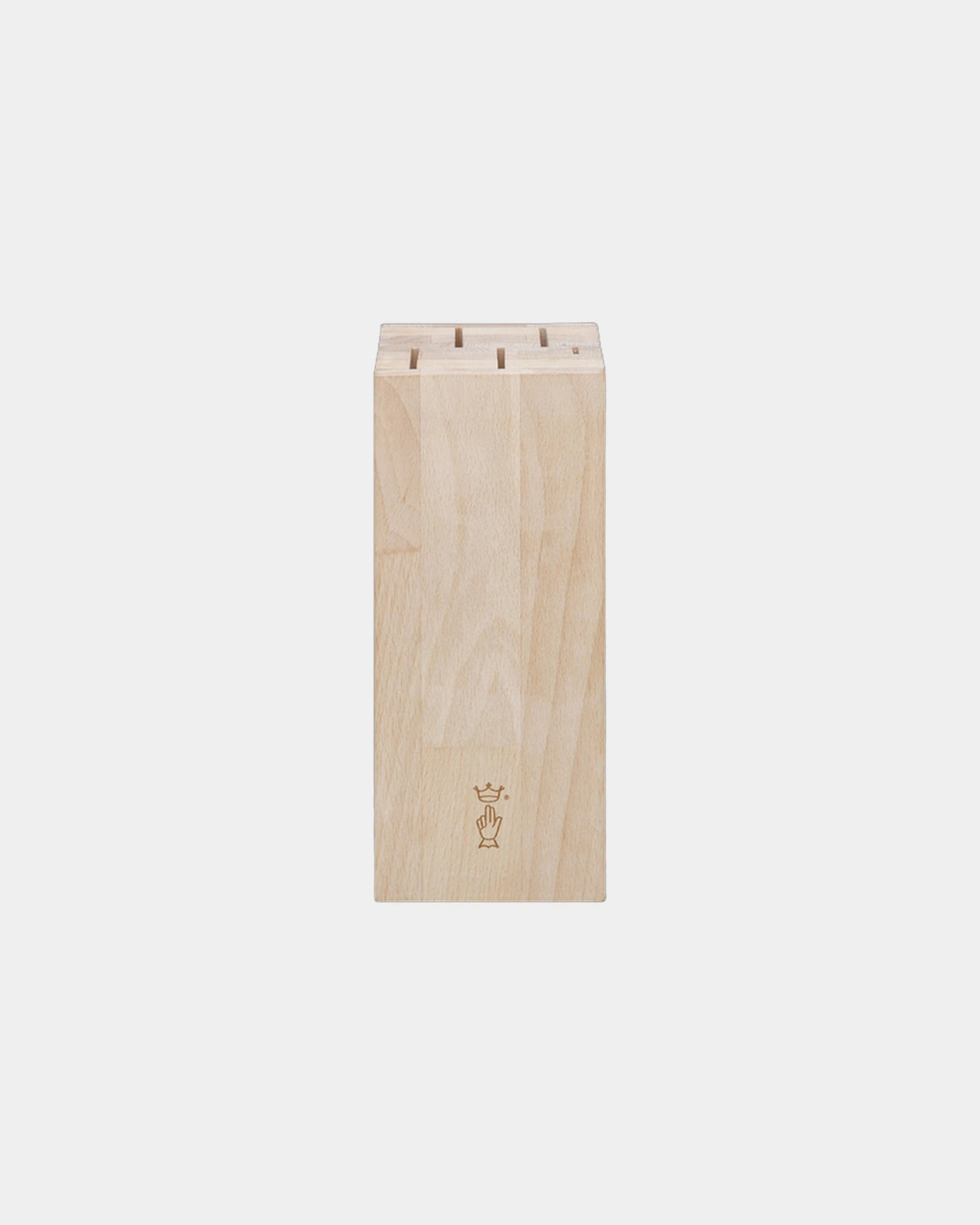 Block 5 Messer Opinel aus Buche zum Personalisieren - Beige