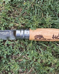 Messer Edelstahl Opinel N°08 Animalia Sanglier zum Personalisieren - 1