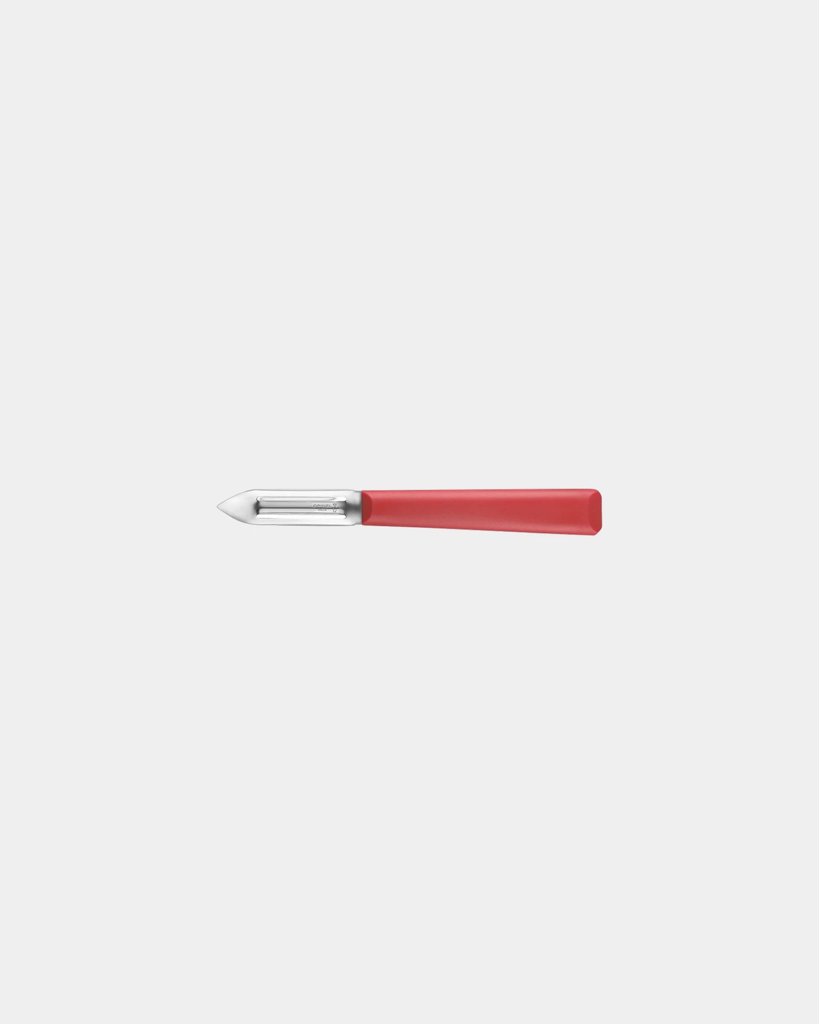 Sparschäler Edelstahl Opinel N°315 Essentiels + zum Personalisieren - Rot