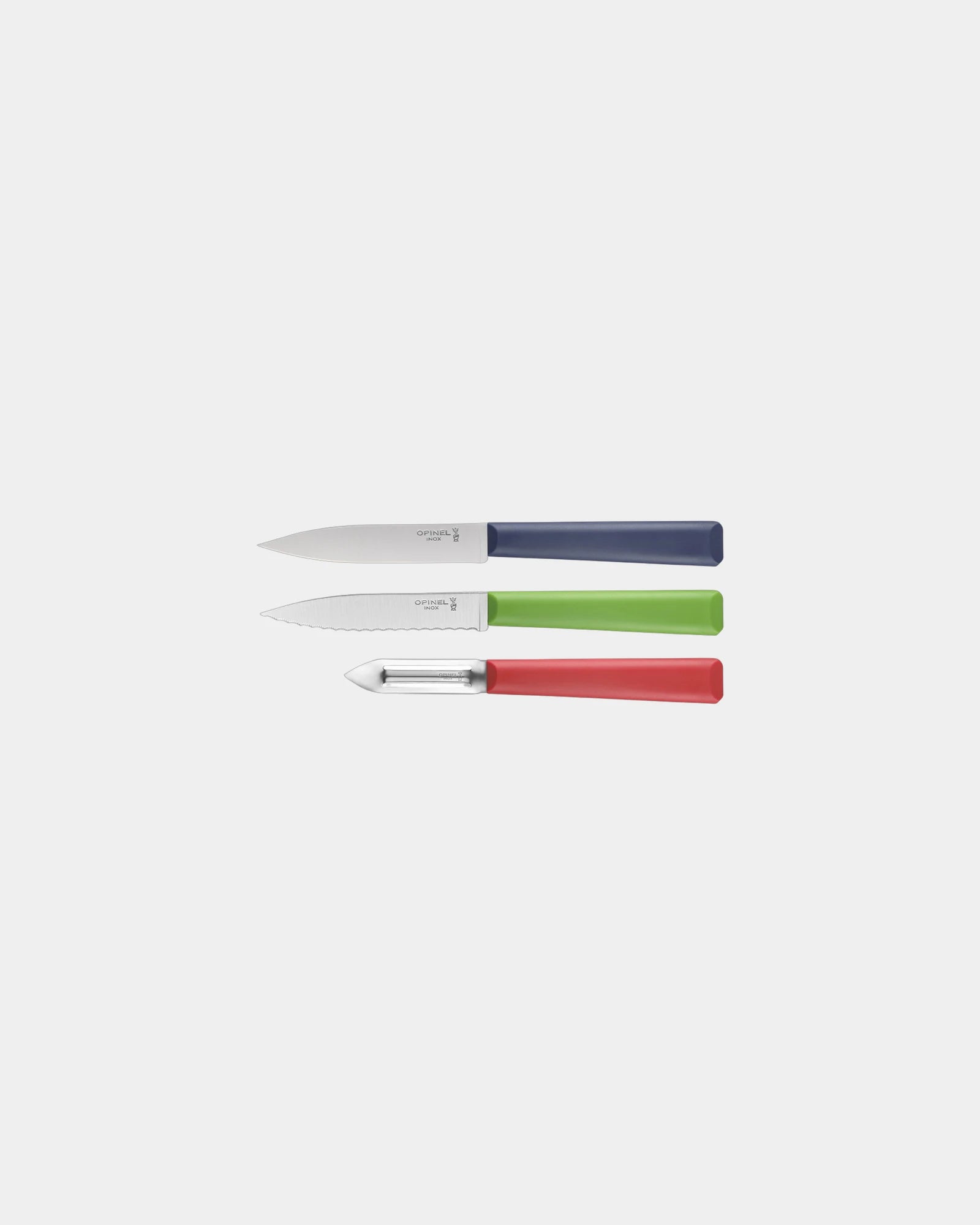 Küchenmesser-Set Opinel Trio Les Essentiels + zum Personalisieren - Marineblau