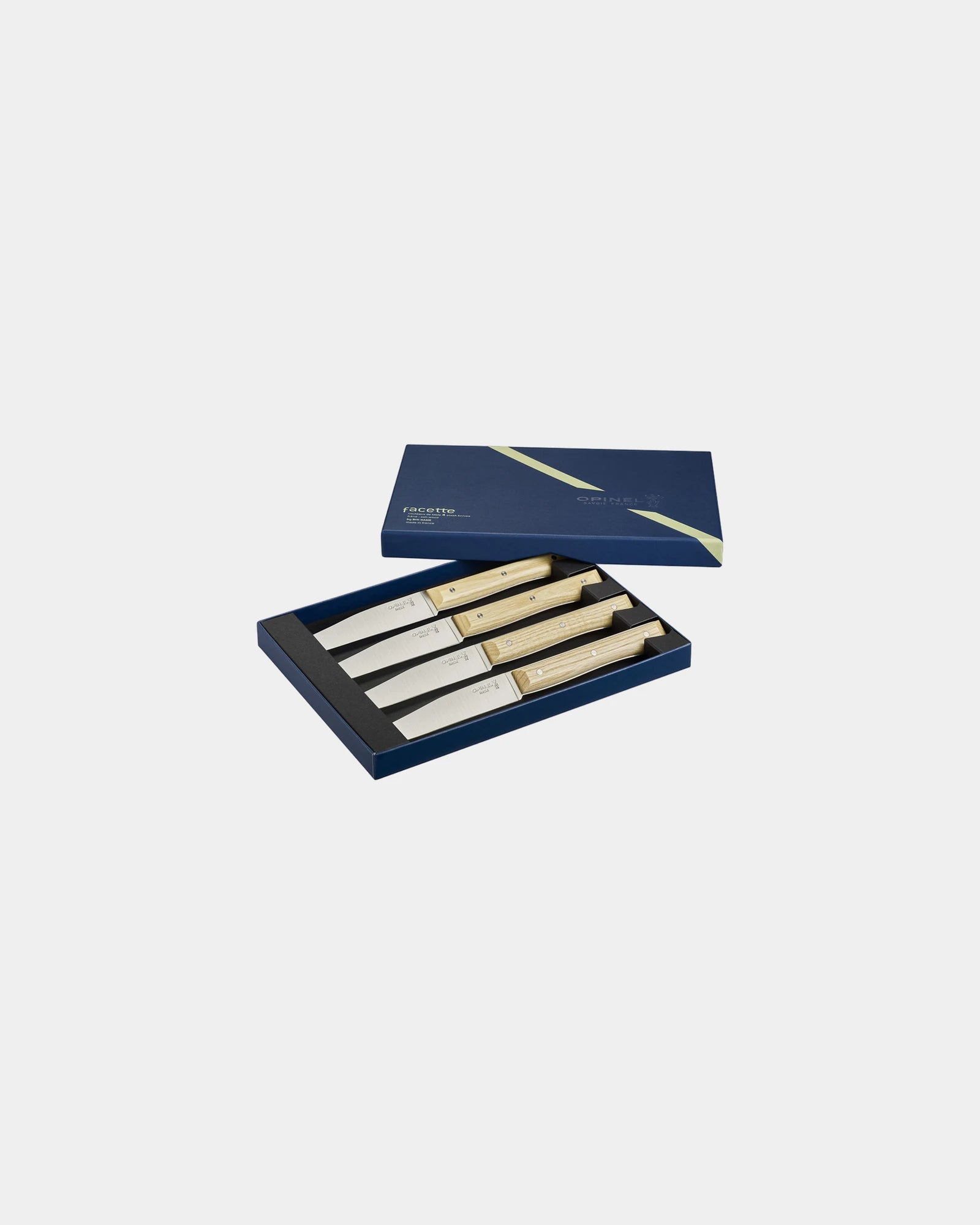 Tischmesser Edelstahl Opinel Facette 11 cm zum Personalisieren - 2