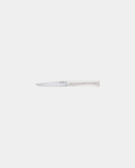 Tischmesser Edelstahl Opinel Facette 11 cm zum Personalisieren - Weiß