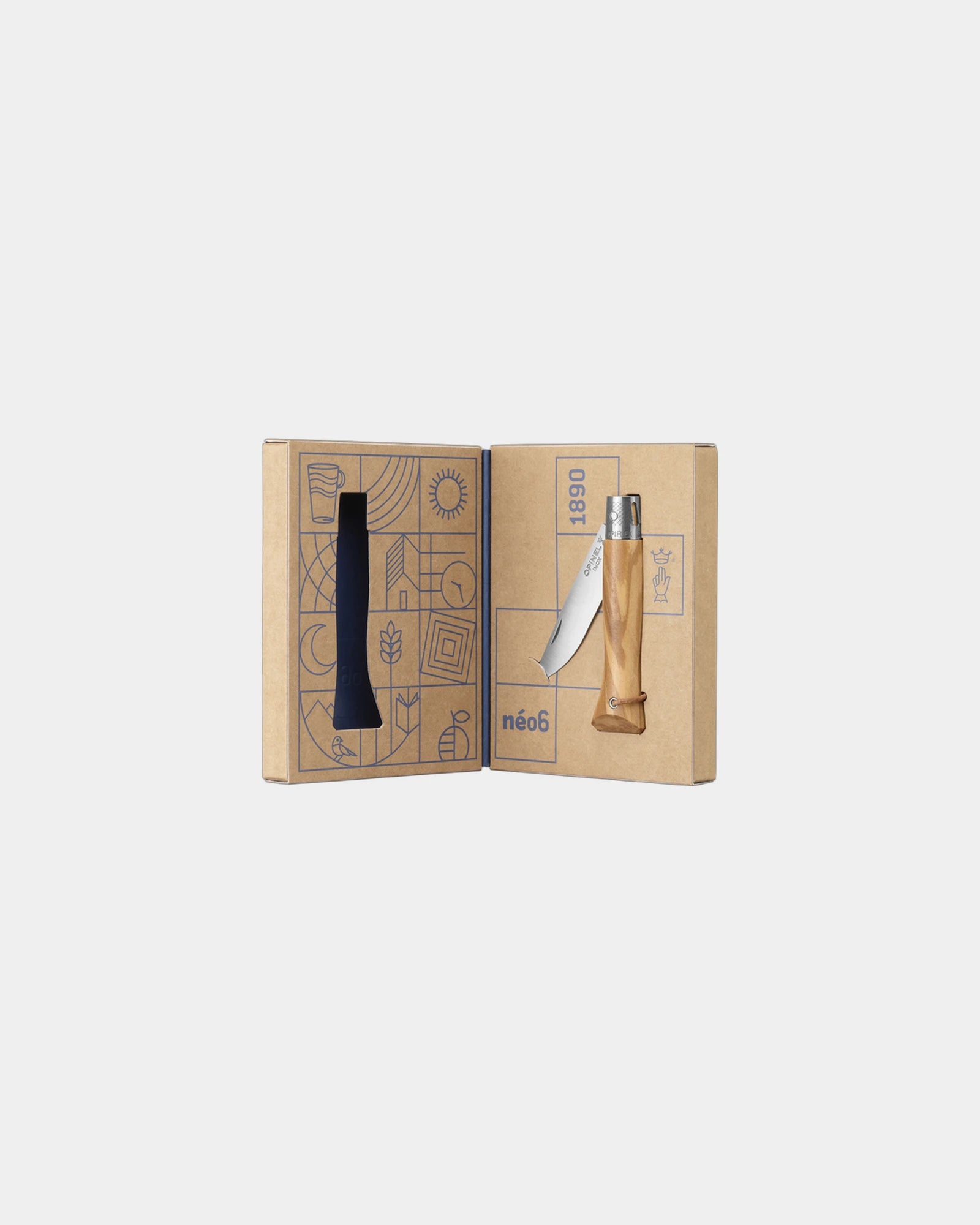 Personalisierbares Messer Edelstahl Opinel 7 cm zum Personalisieren - 6