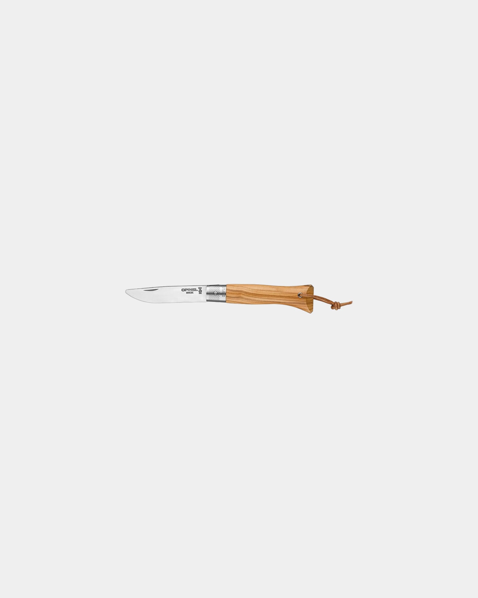 Personalisierbares Messer Edelstahl Opinel 7 cm zum Personalisieren - Beige