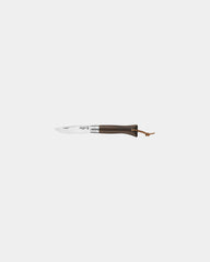 Personalisierbares Messer Edelstahl Opinel 7 cm zum Personalisieren - Braun