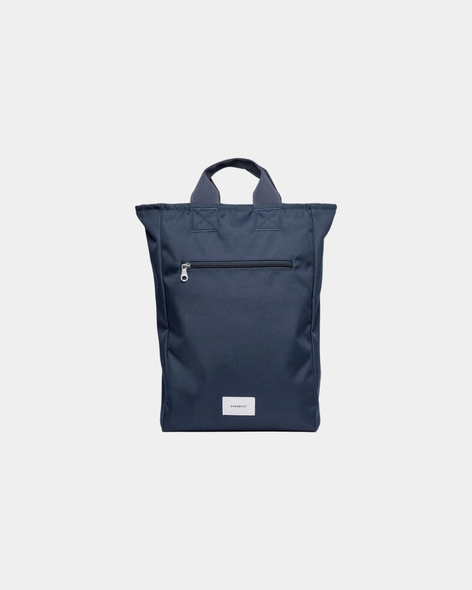 Recycelter Rucksack Sandqvist Ground zum Personalisieren - Marineblau