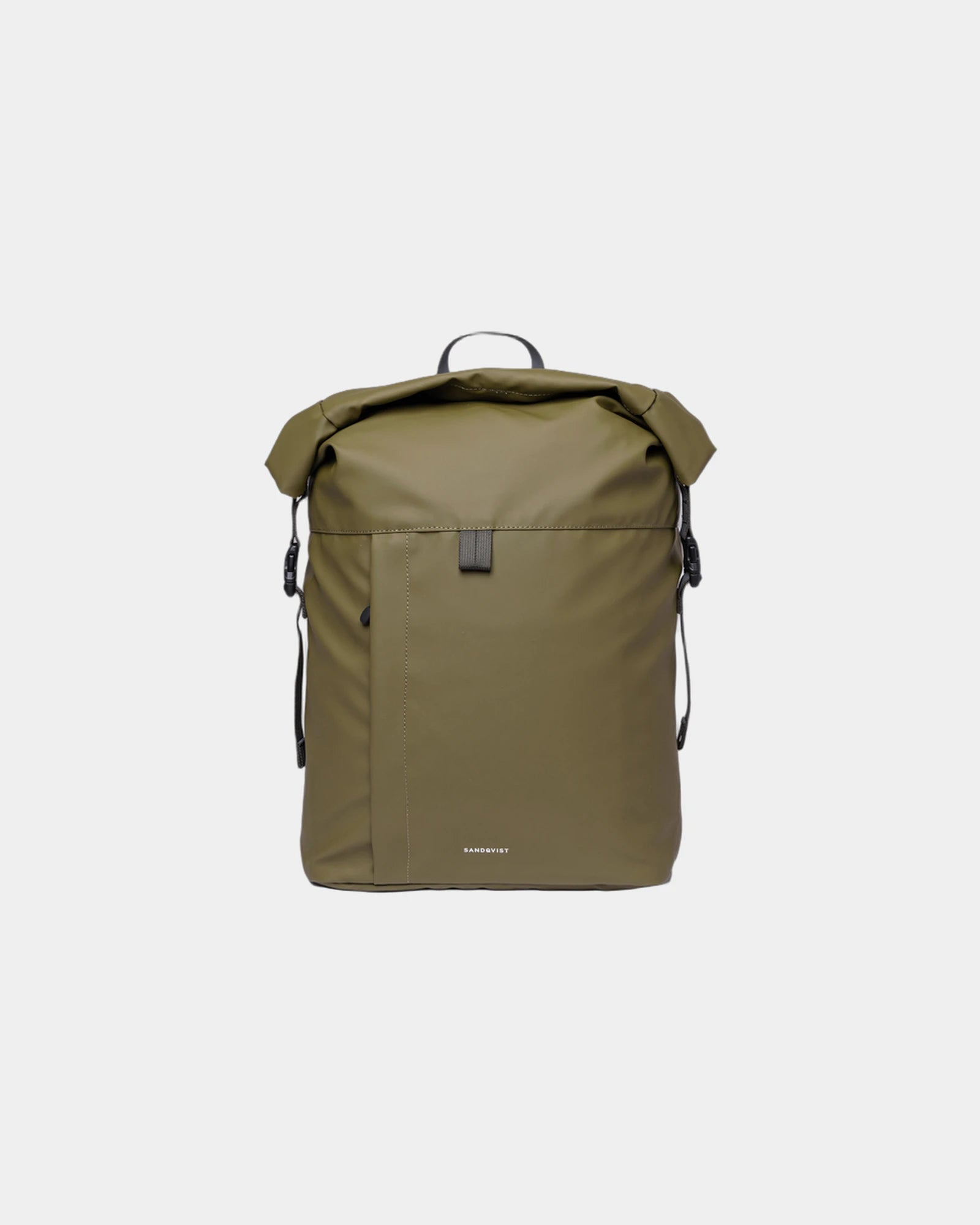 Recycelter Rucksack Sandqvist Konrad 17L zum Personalisieren - Moosgrün