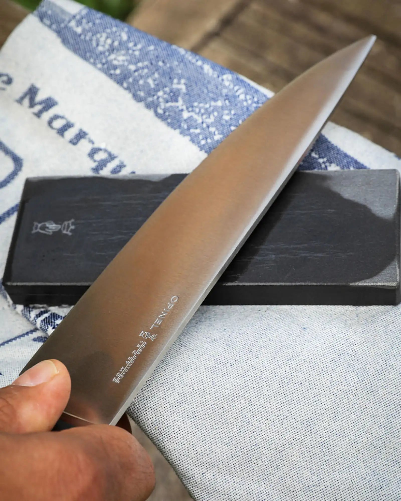Schleifstein Opinel groß zum Personalisieren - 4