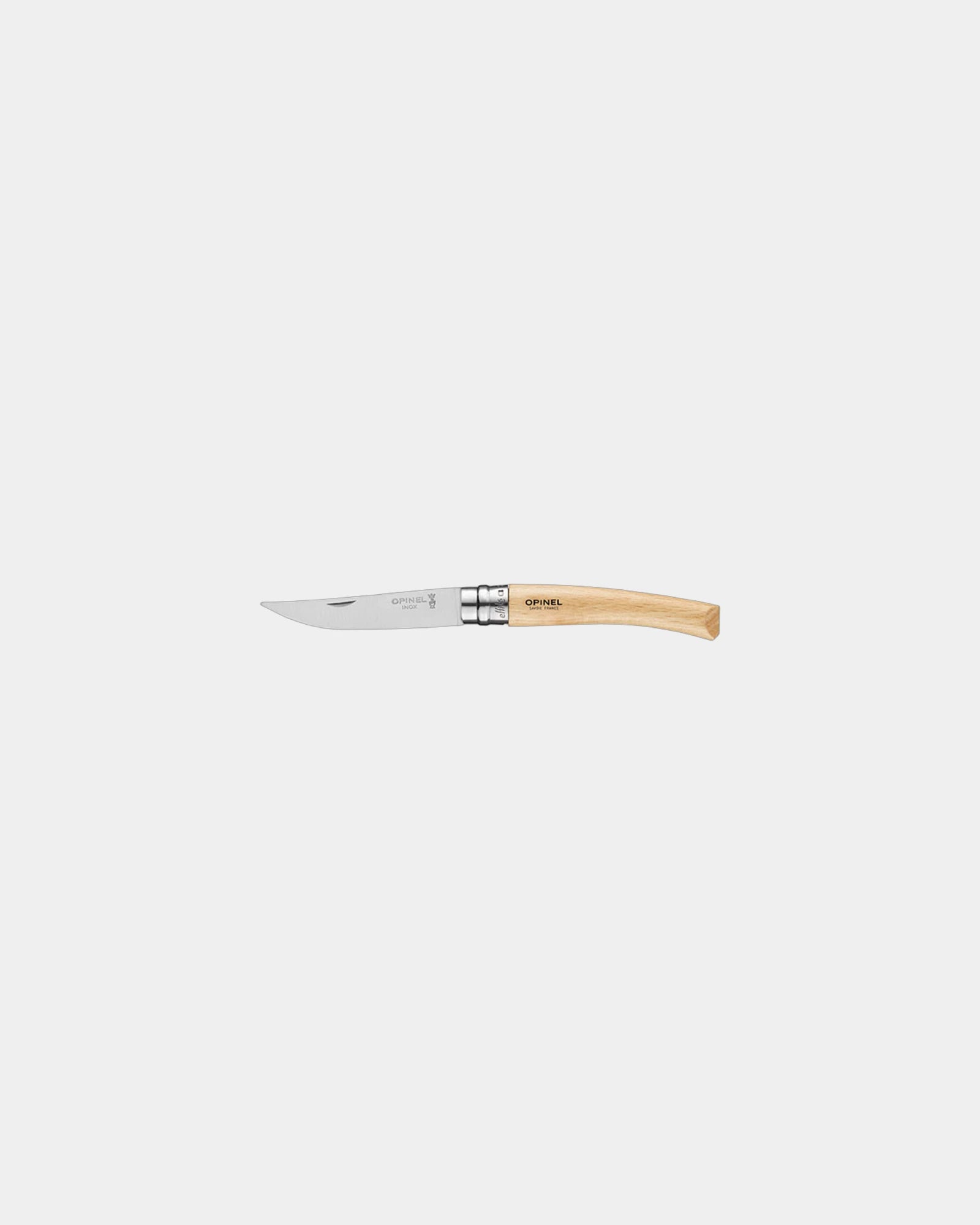 Personalisierbares Messer Edelstahl Opinel Buche zum Personalisieren - Beige