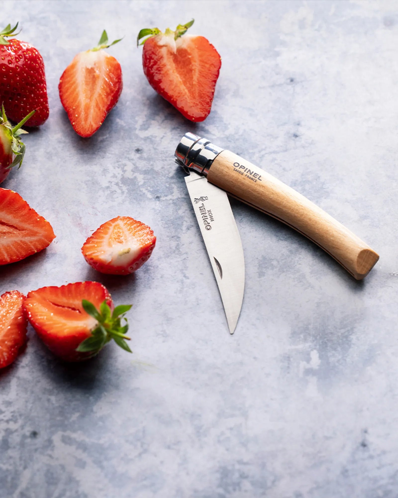 Personalisierbares Messer Edelstahl Opinel Buche zum Personalisieren - 7