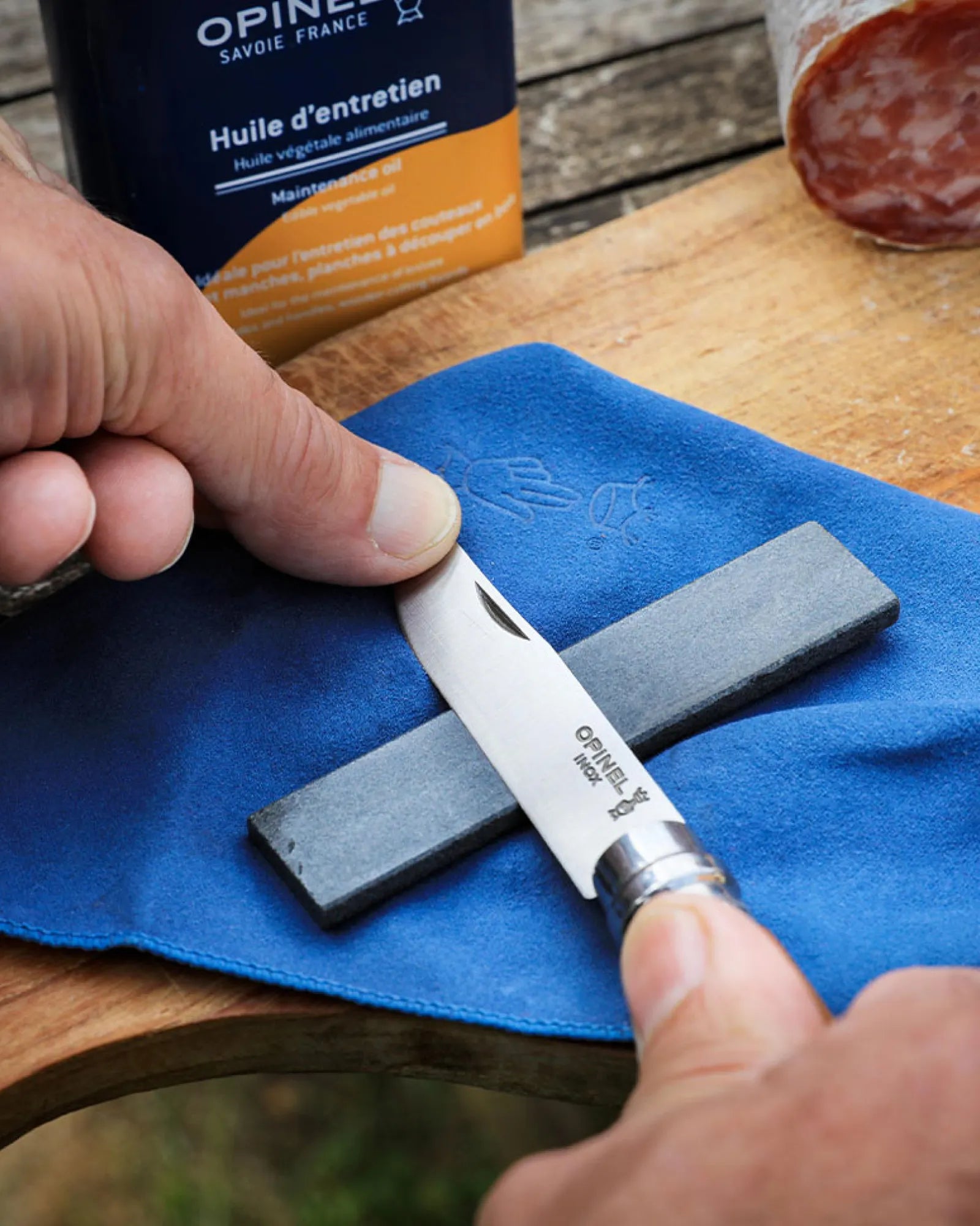 Wetzstein Opinel 10 cm zum Personalisieren - 6