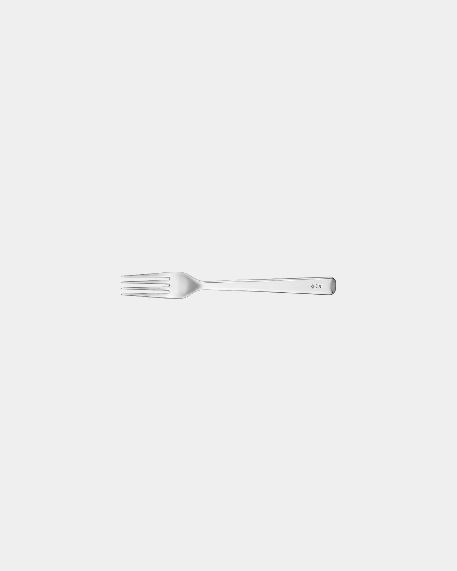Dessertgabel Edelstahl Opinel 18 cm zum Personalisieren - Silber