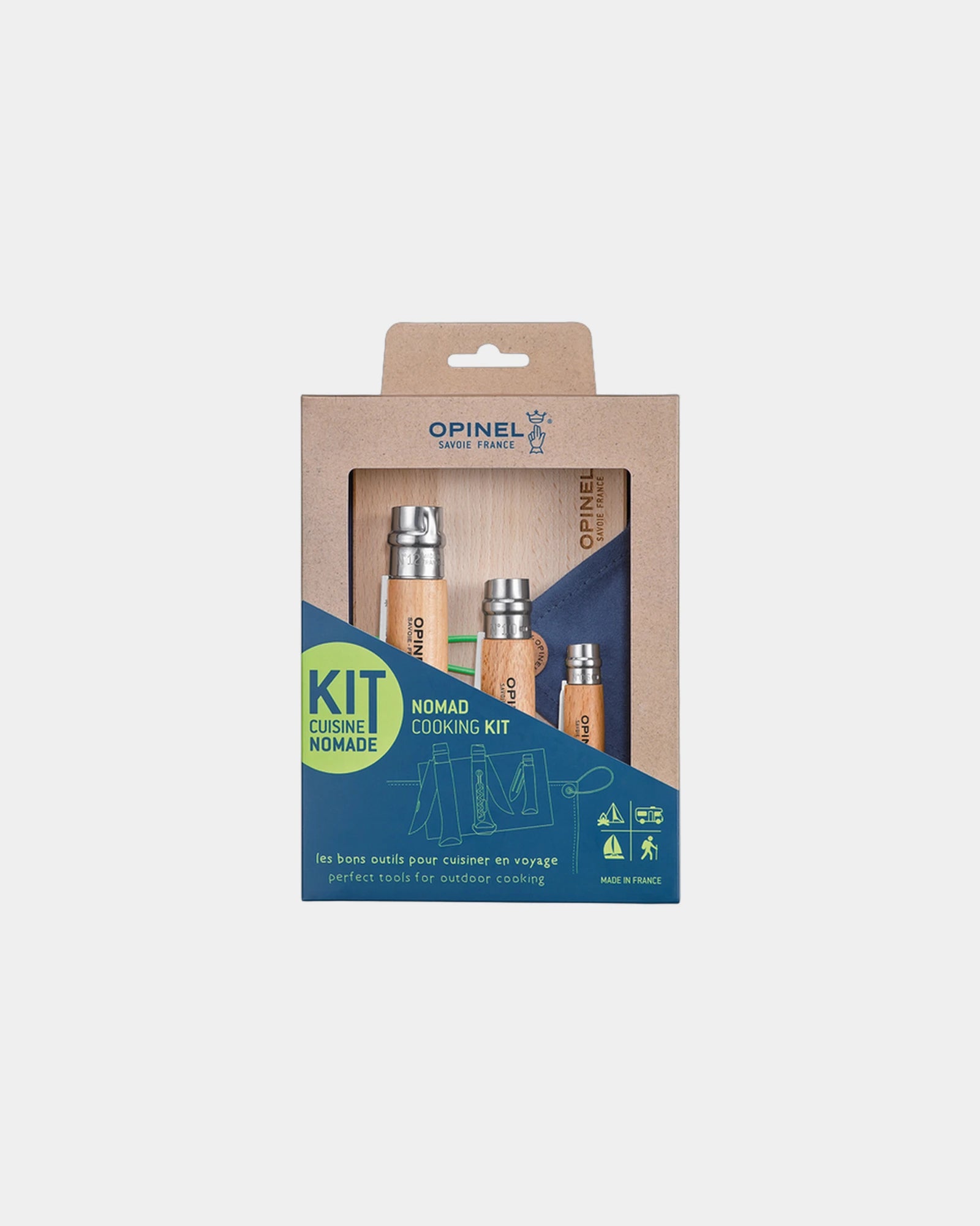 Kit Küche Nomade Opinel N°10 zum Personalisieren - Beige