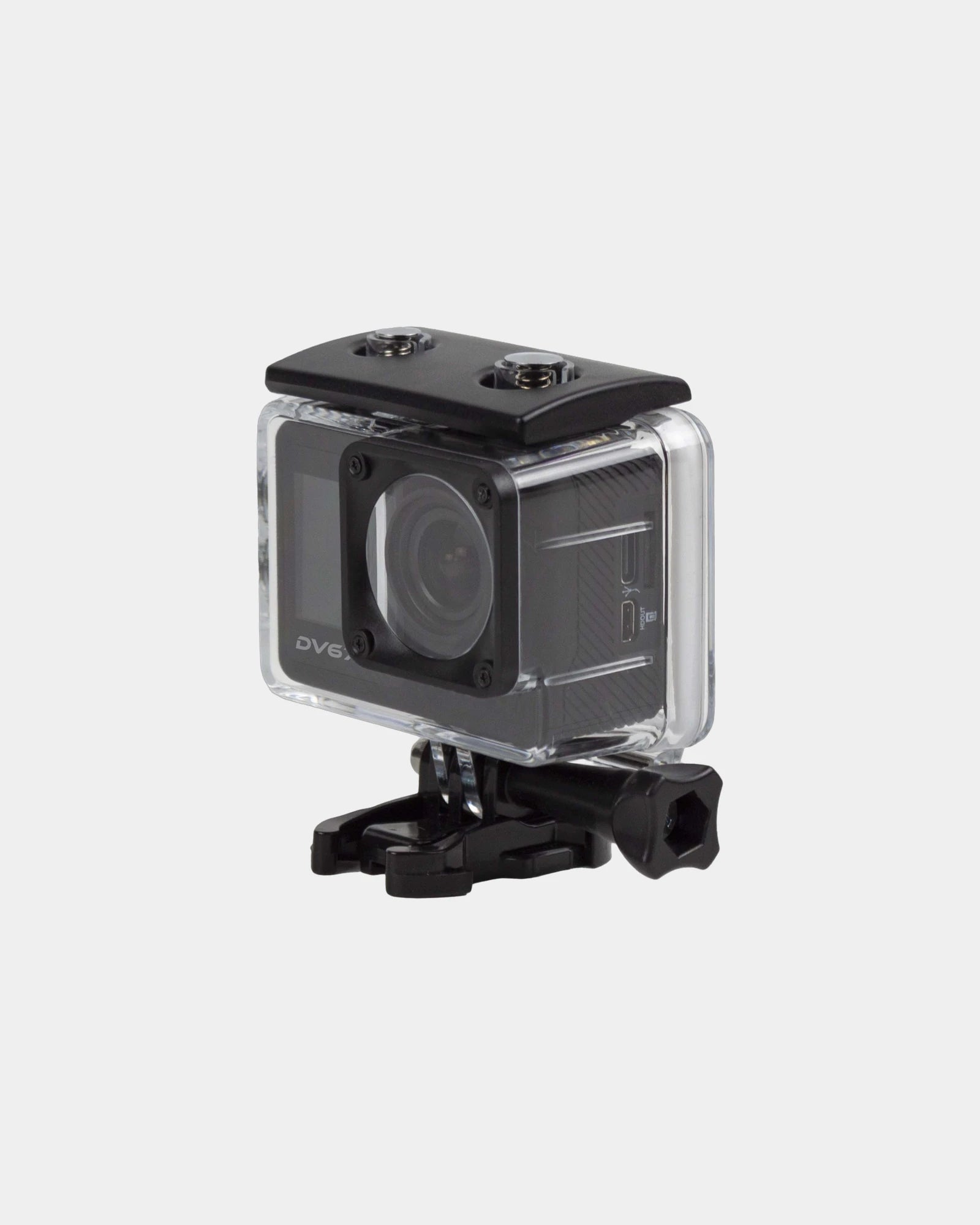 Actionkamera 4K Prixton DV670 mit Doppelbildschirm zum Personalisieren - Schwarz
