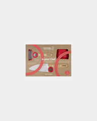 Küchen-Set für Kinder Opinel Le Petit Chef zum Personalisieren - Rot