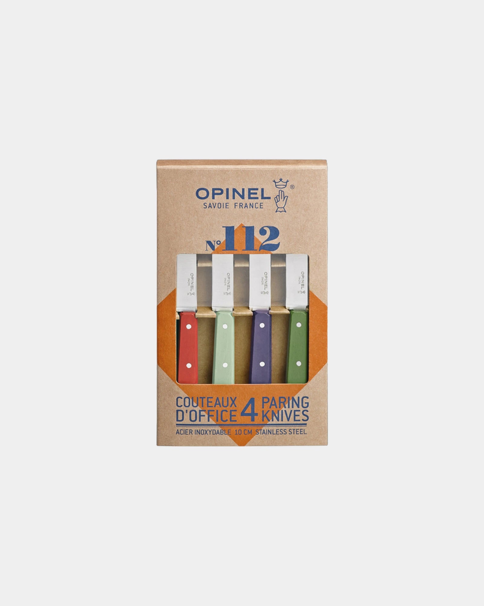 Coffret de 4 Couteaux Edelstahl Opinel zum Personalisieren - Rot