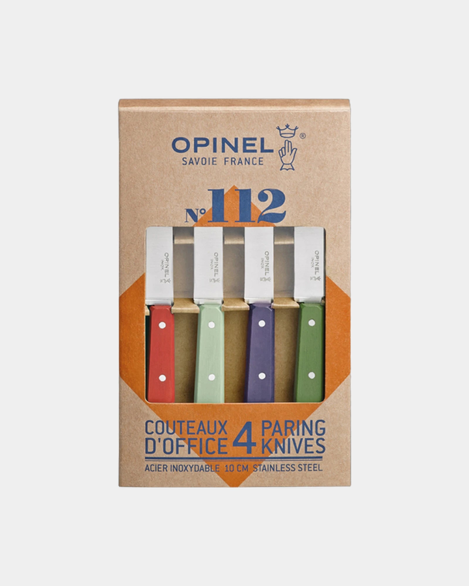 Coffret de 4 couteaux Opinel N°112 à personnaliser - Red
