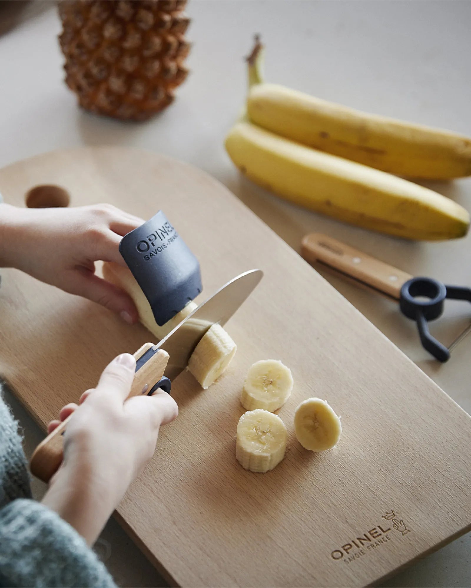 Küchen-Set Edelstahl Opinel Le Petit Chef zum Personalisieren - 5