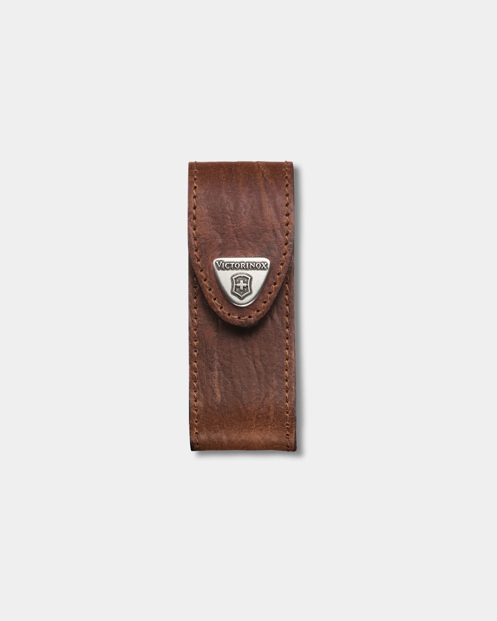 Etui-Ceinture Leder Victorinox zum Personalisieren - Braun