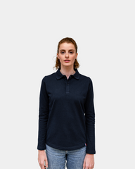 Langarm-Poloshirt für Damen zum Personalisieren - 4