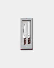 Set von Küchenmessern Wood 2 Teile zum Personalisieren - Modifiziertes Ahornholz