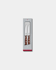 Steakmesser Set 2 Stück Victorinox 12 cm zum Personalisieren - Modifiziertes Ahornholz