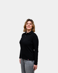 Langarm-Poloshirt für Damen zum Personalisieren - 1
