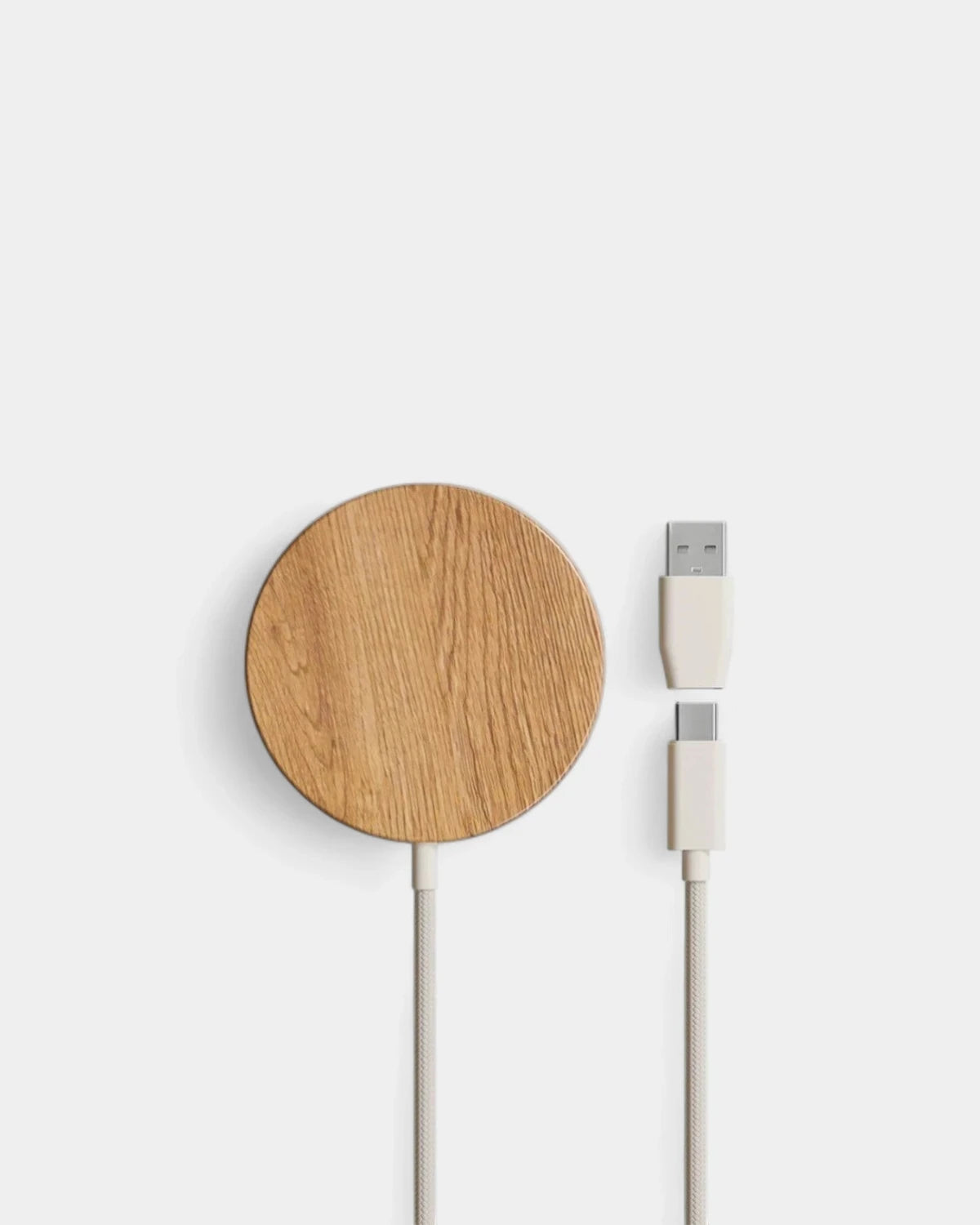 Personalisierbares Magsafe Induktionsladegerät aus Holz - 3
