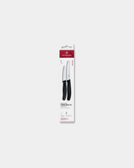Küchenmesser Set Edelstahl Victorinox 11 cm zum Personalisieren - Schwarz