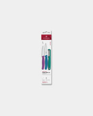 Küchenmesser-Set Victorinox Swiss Classic 3-teilig zum Personalisieren - Mehrfarbig