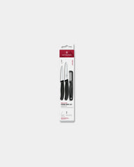 Küchenmesser-Set Victorinox Swiss Classic 3-teilig zum Personalisieren - Schwarz