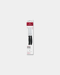 Küchenmesser Set Edelstahl Victorinox 11 cm zum Personalisieren - Schwarz