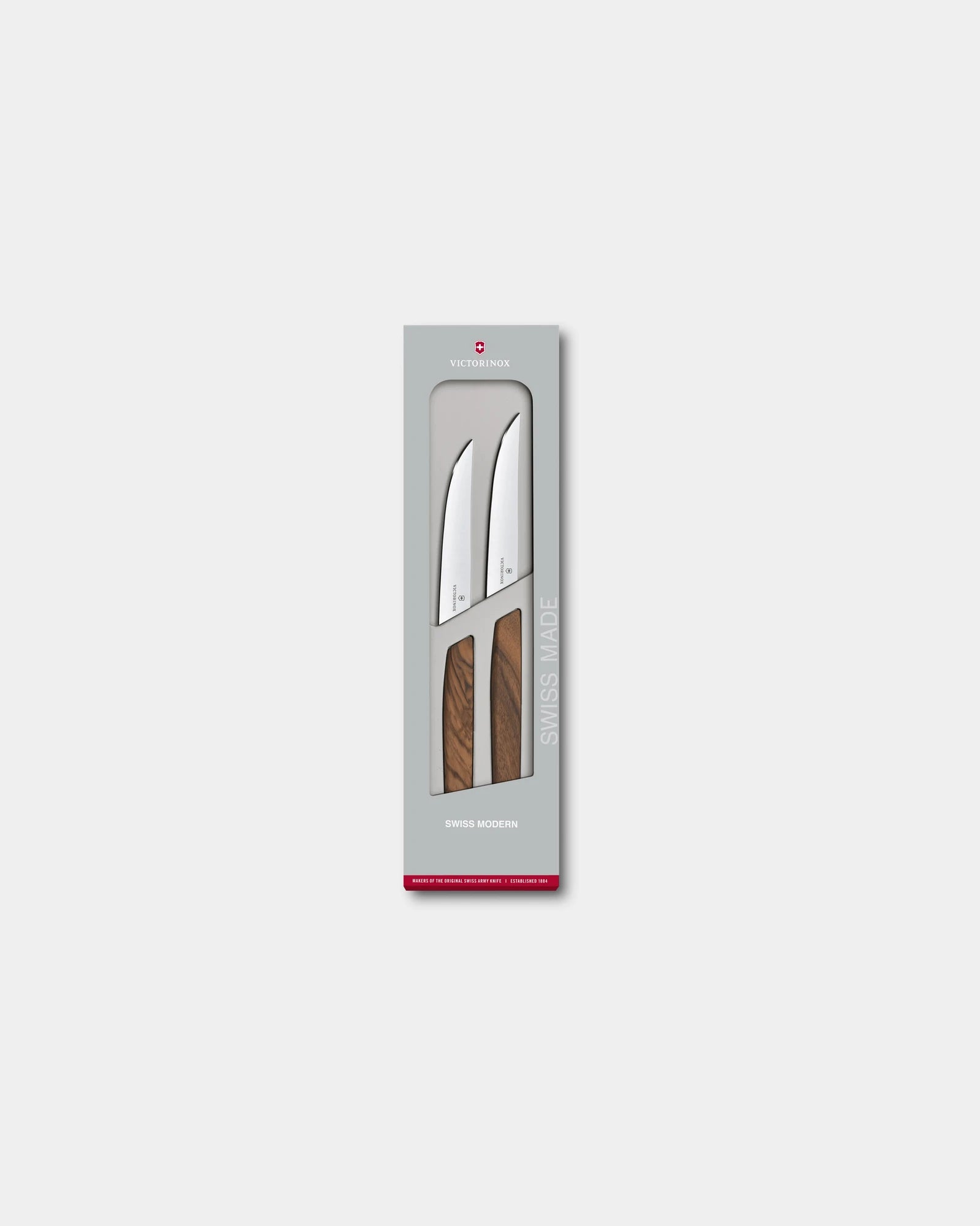 Steakmesser Holz Victorinox Swiss Modern 12 cm zum Personalisieren - Nussbaum
