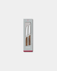 Steakmesser Holz Victorinox Swiss Modern 12 cm zum Personalisieren - Nussbaum