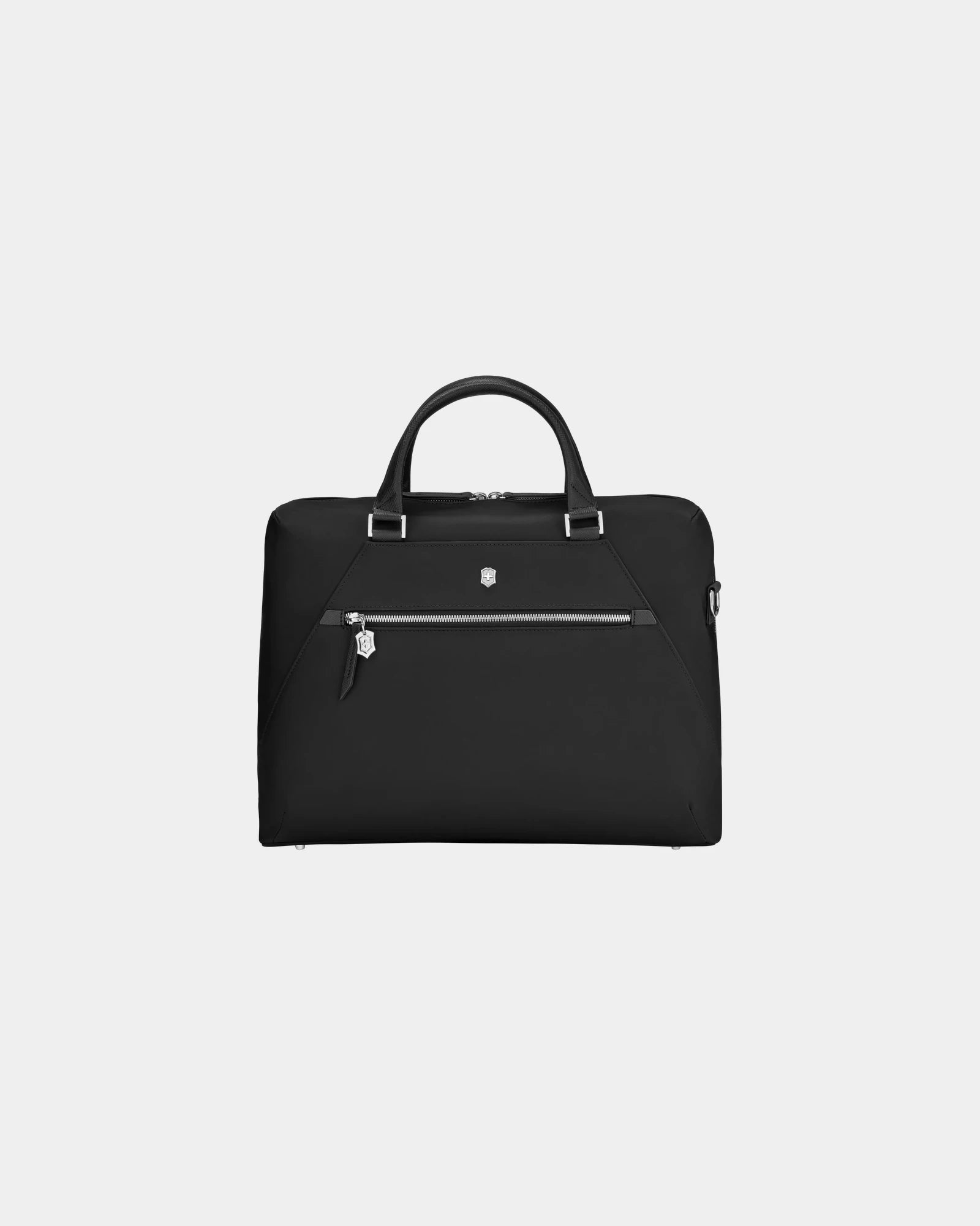 Mallette Nylon Leder Victorinox zum Personalisieren - Schwarz