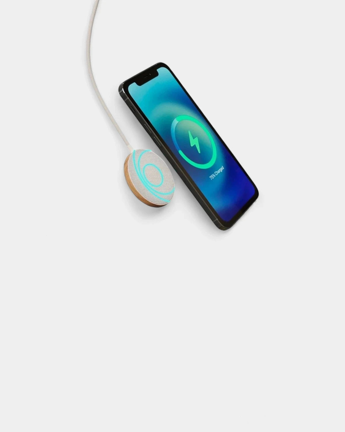 Personalisierbares Magsafe Induktionsladegerät aus Holz - 5