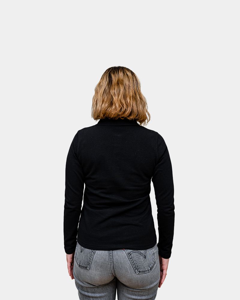Langarm-Poloshirt für Damen zum Personalisieren - 3
