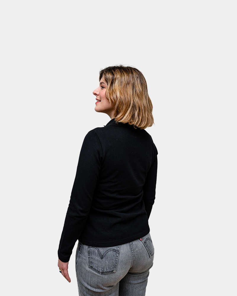 Langarm-Poloshirt für Damen zum Personalisieren - 2