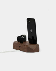 3-in-1-Induktionsladegerät aus Holz zum Personalisieren - 3
