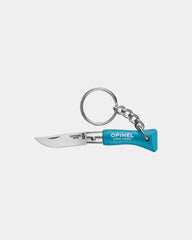 Schlüsselanhänger Edelstahl Opinel N°04 zum Personalisieren - Blau
