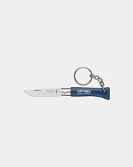 Schlüsselanhänger Edelstahl Opinel N°04 zum Personalisieren - Marineblau