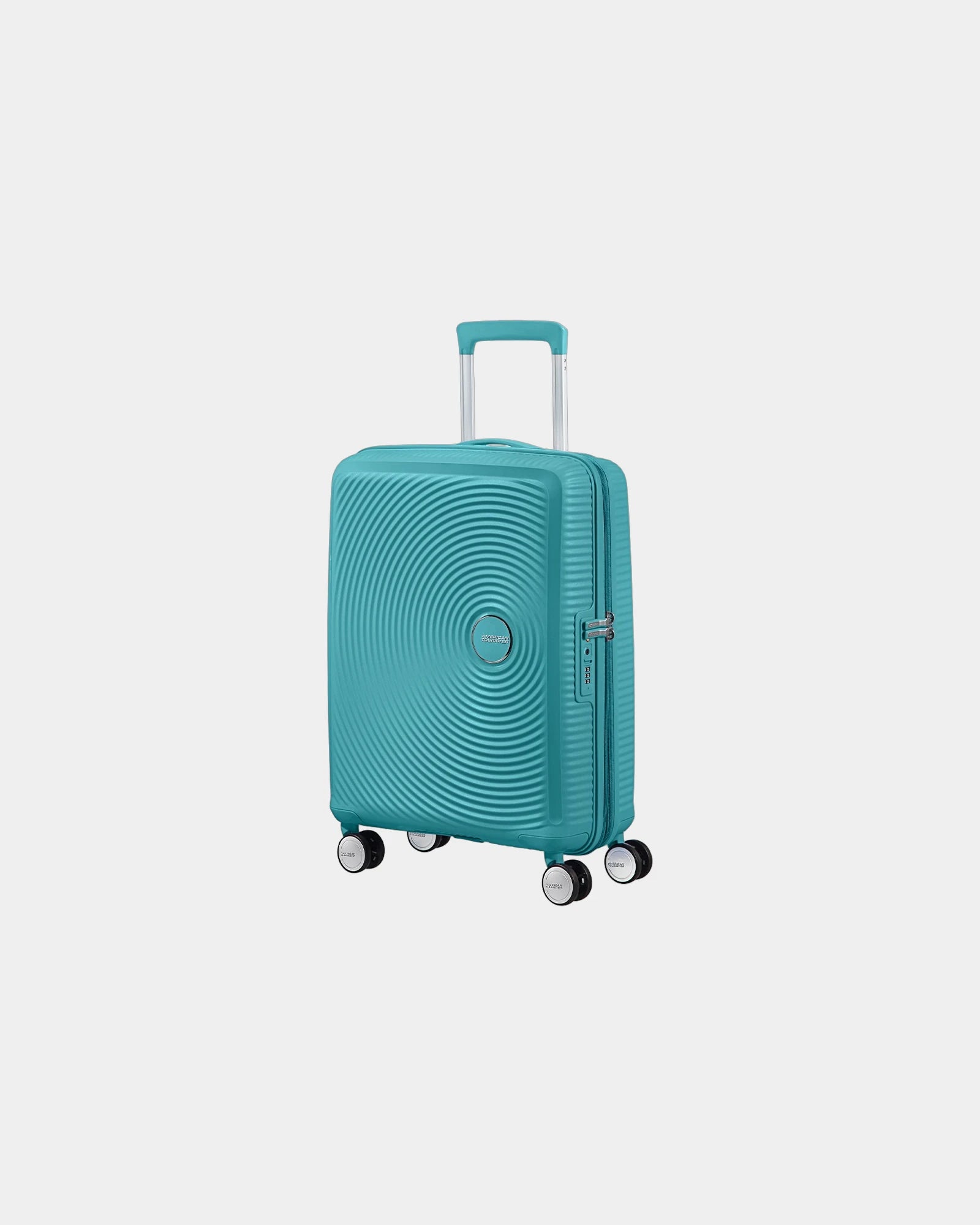 Koffer Polypropylen American Tourister SOUNDBOX zum Personalisieren - Türkisblau