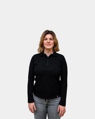 Langarm-Poloshirt für Damen zum Personalisieren