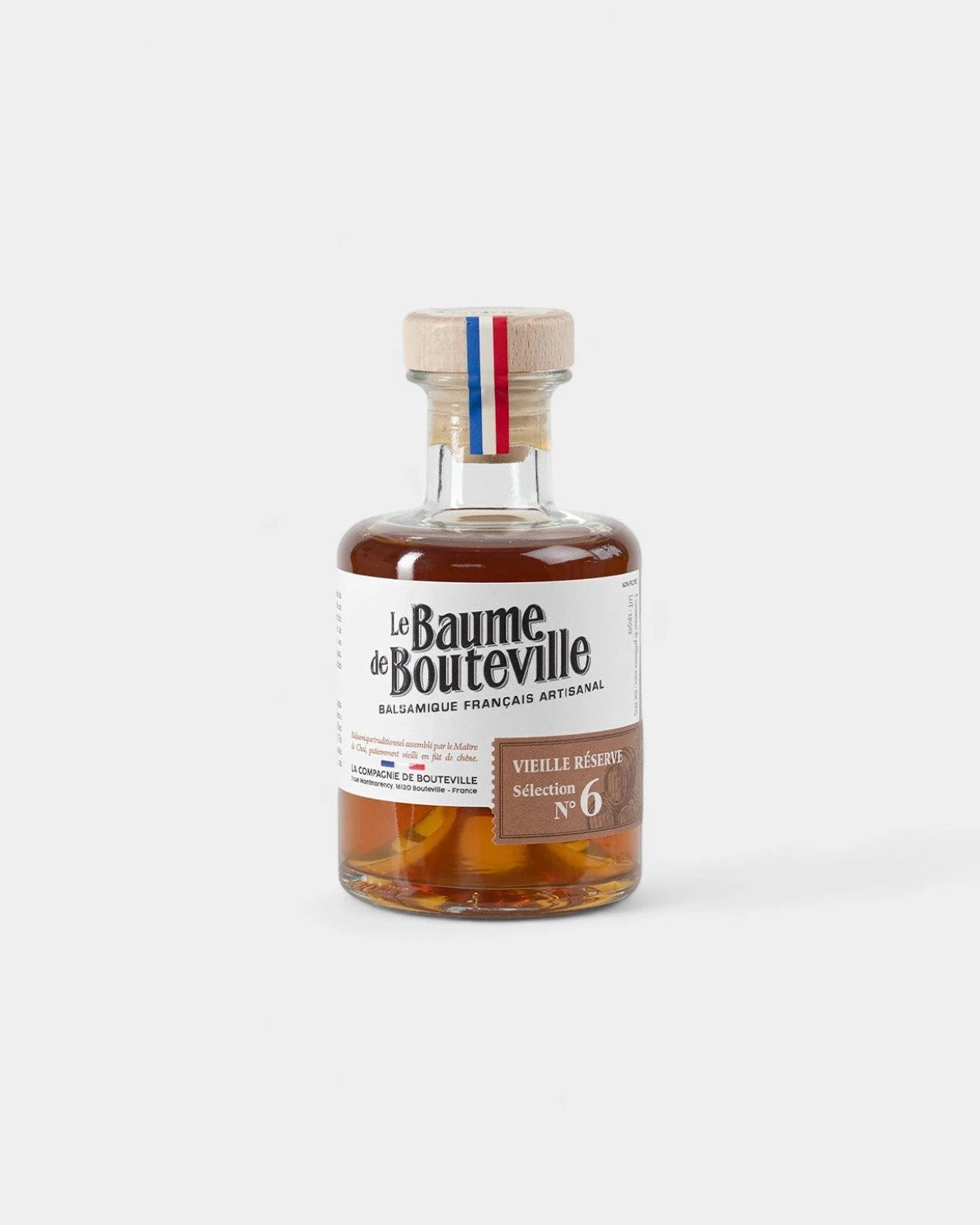 Flasche mit handwerklichem französischem Balsamico-Essig