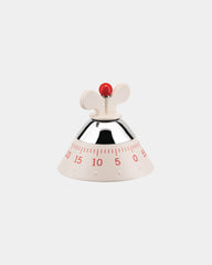 Küchenwecker Alessi 10,5 cm zum Personalisieren - Weiß