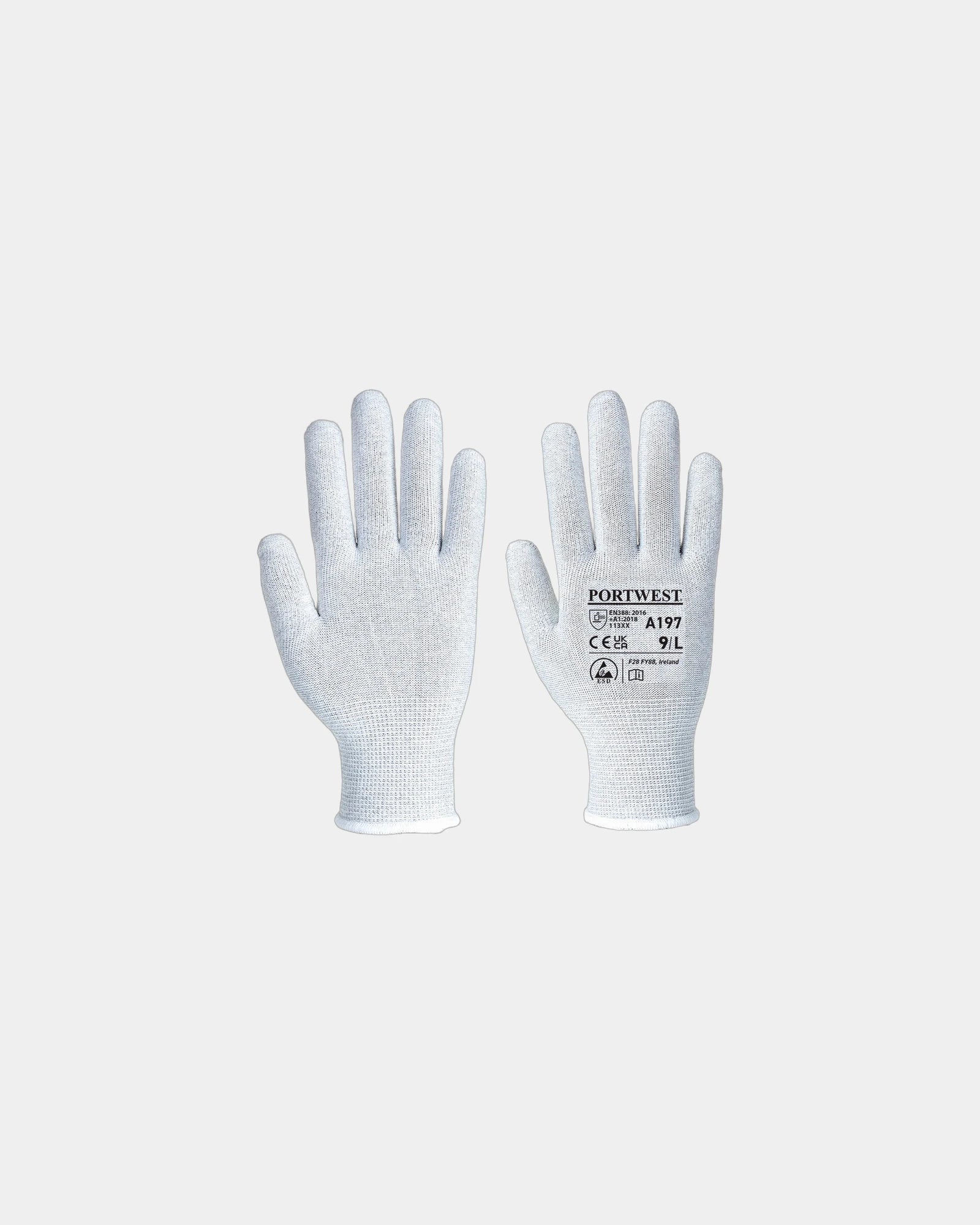 Gant Antistatik Polyester Pack 12 Stück zum Personalisieren - Grau