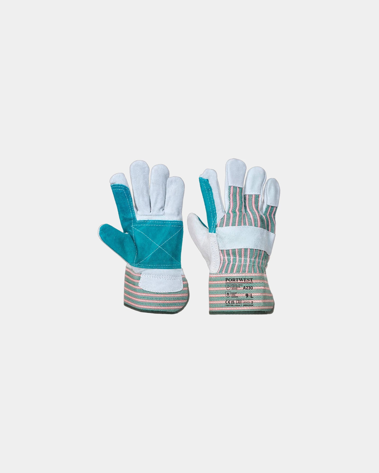 Handschuh mit verstärkter Handfläche zum Personalisieren - Grau